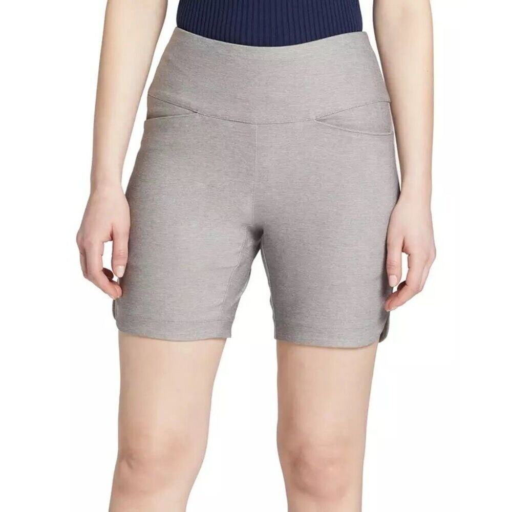 Walter Hagen Women's Sculpt 7'' Golf Shorts Heather Grey Size‎ Small NWT